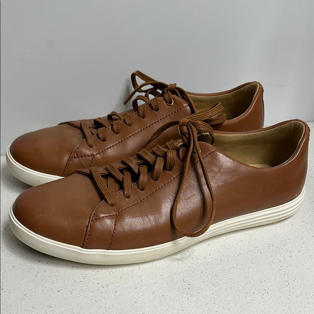 Cole Haan Brown Leather Sneakers Men’s Size 9